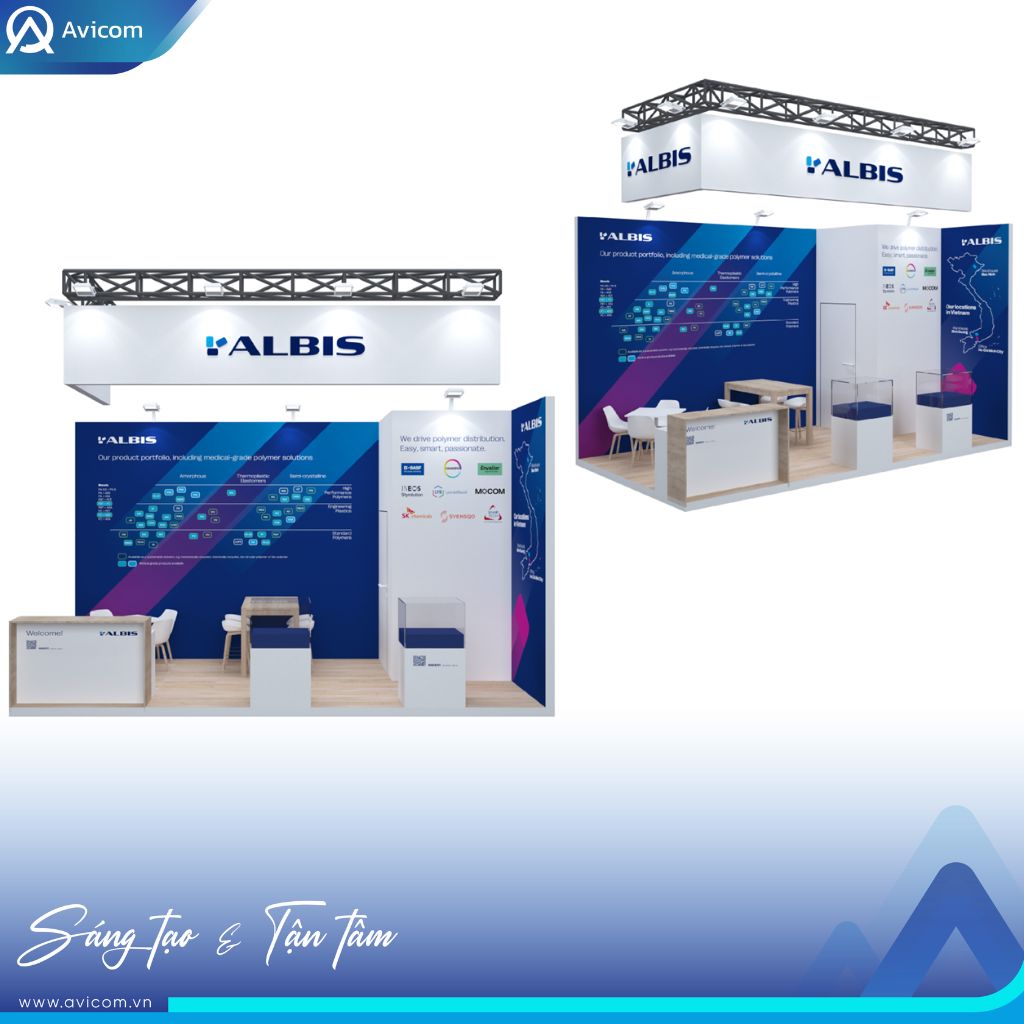 <b>ALBIS tại VIETNAM PLAS 2026 | Thiết kế gian hàng polymer 18m²                                        </b>